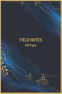 Luxurious Dark Blue design field notes