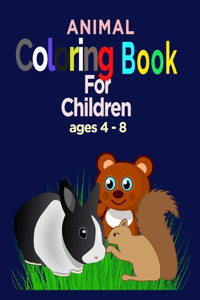 Coloring Book For Children Ages 4 - 8