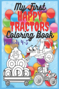 My First Happy Tractors Coloring Book