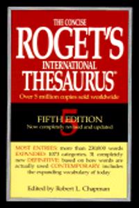 The Consice Rogets International Thesurus
