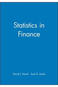 Statistics in Finance