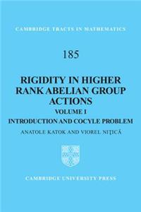 Rigidity in Higher Rank Abelian Group Actions: Volume 1, Introduction and Cocycle Problem