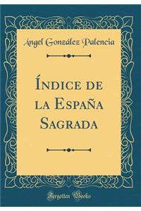 ï¿½ndice de la Espaï¿½a Sagrada (Classic Reprint)