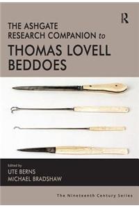 Ashgate Research Companion to Thomas Lovell Beddoes