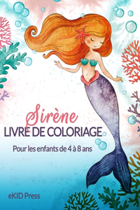 Livre de coloriage des sirènes