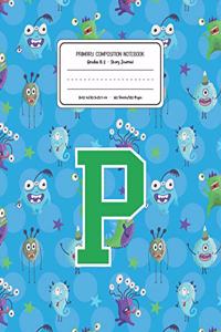 Primary Composition Notebook Grades K-2 Story Journal P