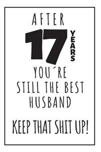 17th Anniversary Notebook For Husband