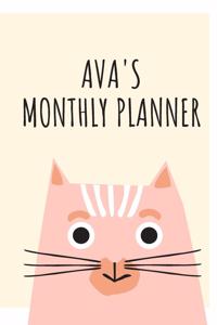 Ava's Monthly Planner