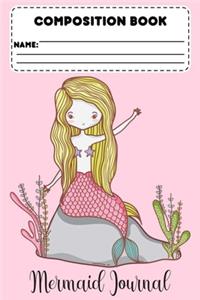 Composition Book Mermaid Journal