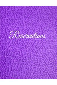 Reservations