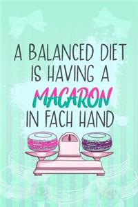 A Balanced Diet Is Having a Macaron in Fach Hand