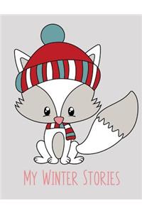 My Winter Stories Fox Notebook for young writers