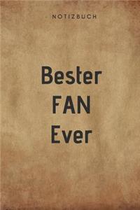 Bester Fan Ever Notizbuch