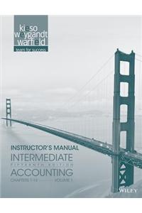 Instructor Manual Vol 1 T/A Intermediate Accounting, Fifteenth Edition