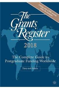 Grants Register 2018
