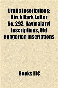 Uralic Inscriptions