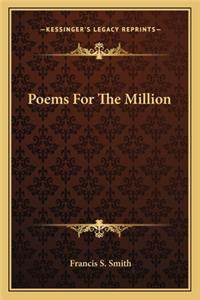 Poems for the Million