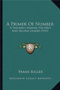 A Primer Of Number
