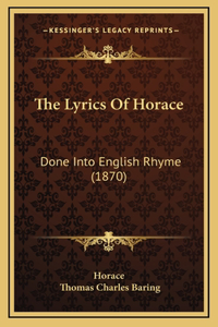 The Lyrics Of Horace