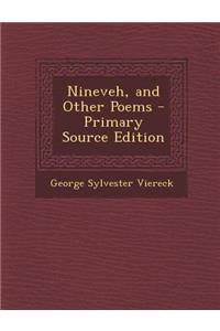Nineveh, and Other Poems