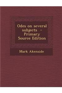 Odes on Several Subjects