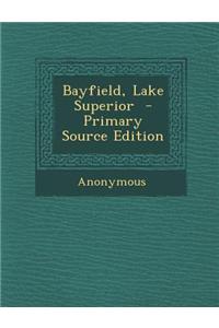 Bayfield, Lake Superior