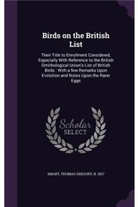 Birds on the British List