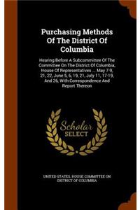 Purchasing Methods Of The District Of Columbia