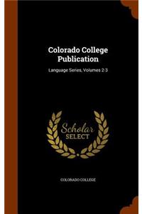 Colorado College Publication