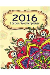 2016 Färben Wochenplaner
