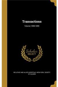 Transactions; Volume 1898-1899
