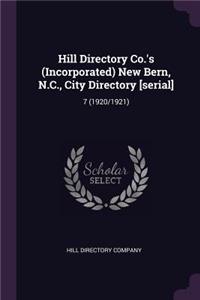 Hill Directory Co.'s (Incorporated) New Bern, N.C., City Directory [serial]