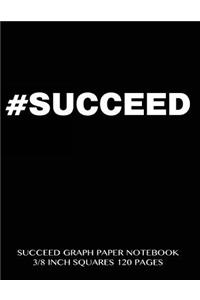 Succeed Graph Paper Notebook 3/8 inch squares 120 pages