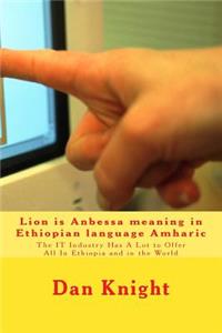 Lion Is Anbessa Meaning in Ethiopian Language Amharic