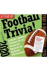 Year of Football Trivia! Page-A-Day Calendar 2020