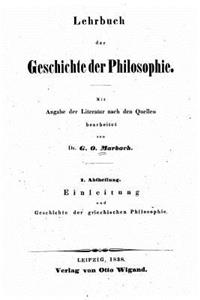 Lehrbuch Der Geschichte Der Philosophie