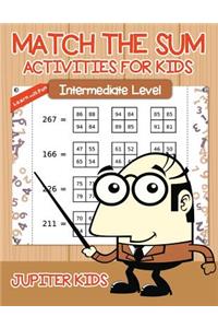 Match the Sum Activities for Kids