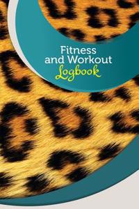 Fitness and Workout Logbook: 50 Pages, 5.5 X 8.5 Cheetah