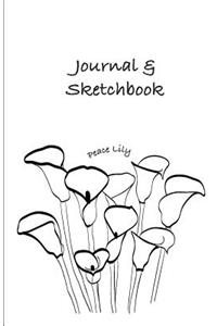 Peace Lily Journal & Sketchbook
