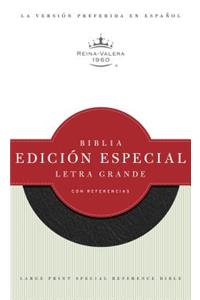 RVR 1960 Biblia Letra Grande Edición Especial con Referencias, negro piel fabricada