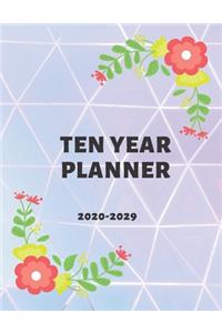 Ten Year Planner 2020 - 2029