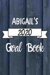 Abigail's 2020 Goal Book