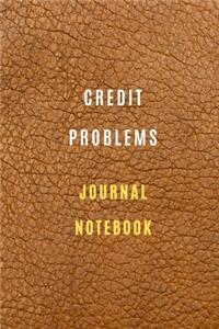 Credit Problems Notebook Credit and debt management