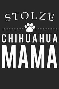 Chihuahua Mama: Notizbuch/Tagebuch/Aufgabenheft/120 Seiten/Karierte Seiten,6x9 Zoll