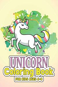 Unicorn Coloring Book for Kids Ages 4-8