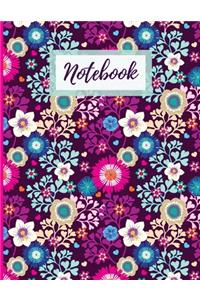 Beautiful Bright Flowers Notebook