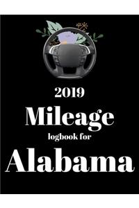 2019 Mileage log book for Alabama