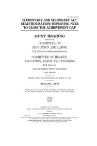 Elementary and Secondary Act reauthorization