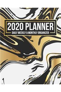 2020 Planner Daily Weekly & Monthly Organizer