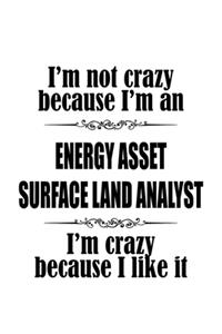 I'm Not Crazy Because I'm An Energy Asset Surface Land Analyst I'm Crazy Because I like It